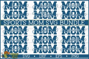 Knockout Sports Mom SVG Bundle