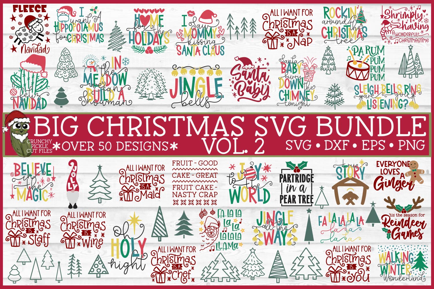 Big Christmas SVG Bundle VOL 2