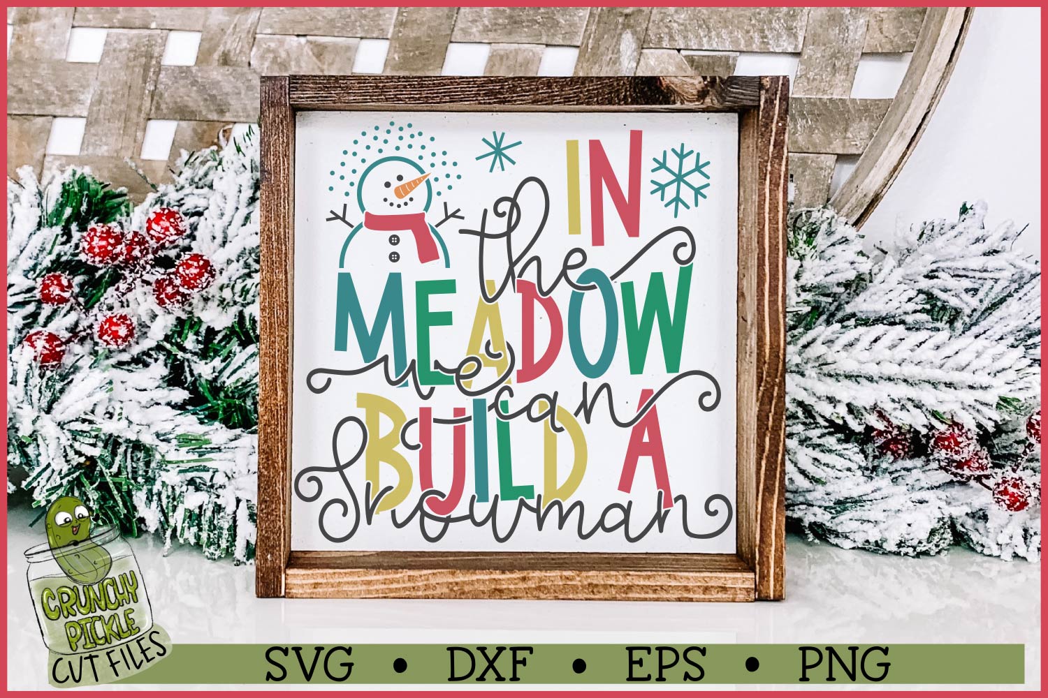 Build a Snowman Christmas SVG File - Image 2