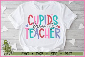 Cupid's Favorite Teacher Valentine SVG File