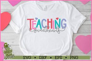 Teaching Sweethearts Valentine SVG File