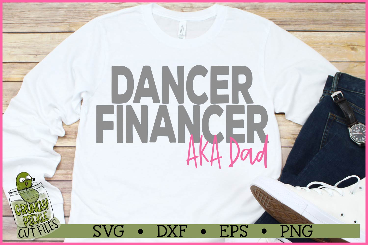 Dancer Financer Smooth Cut SVG File