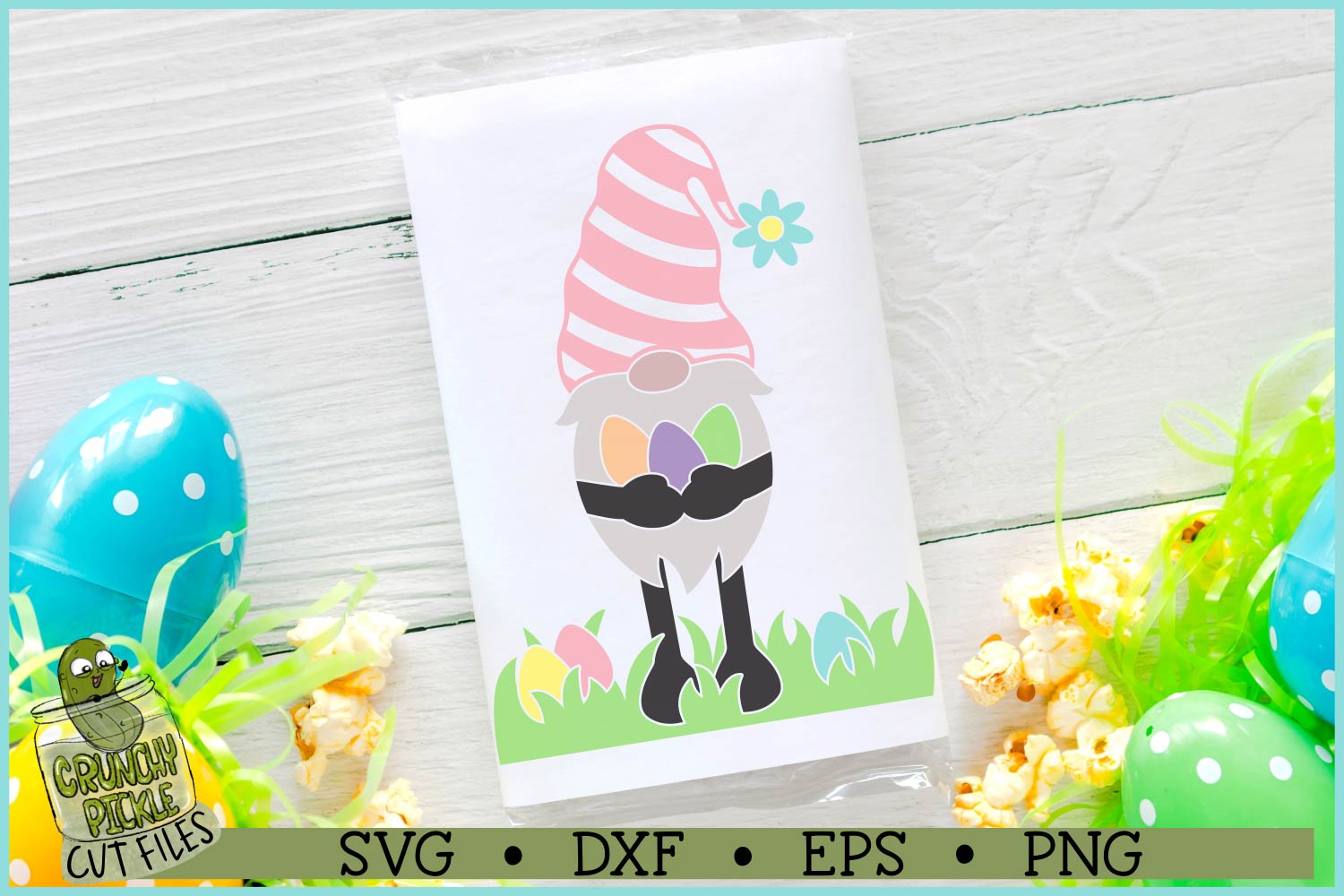 Easter Gnome Egg Hunt SVG File - Image 2