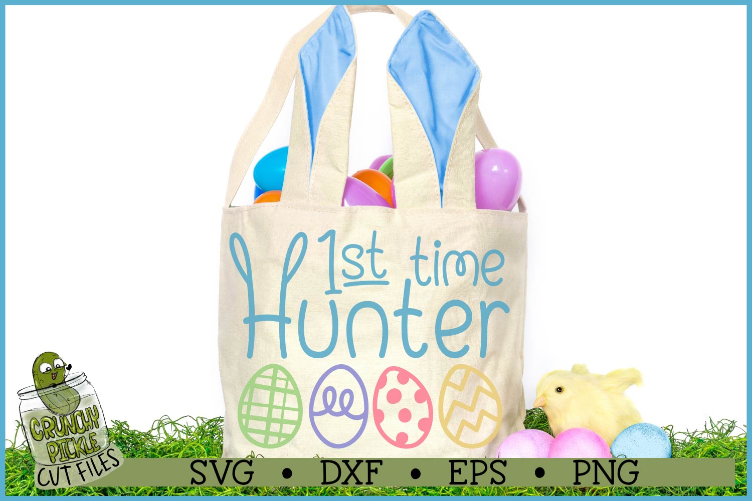 1st Time Hunter Easter SVG File - Image 2