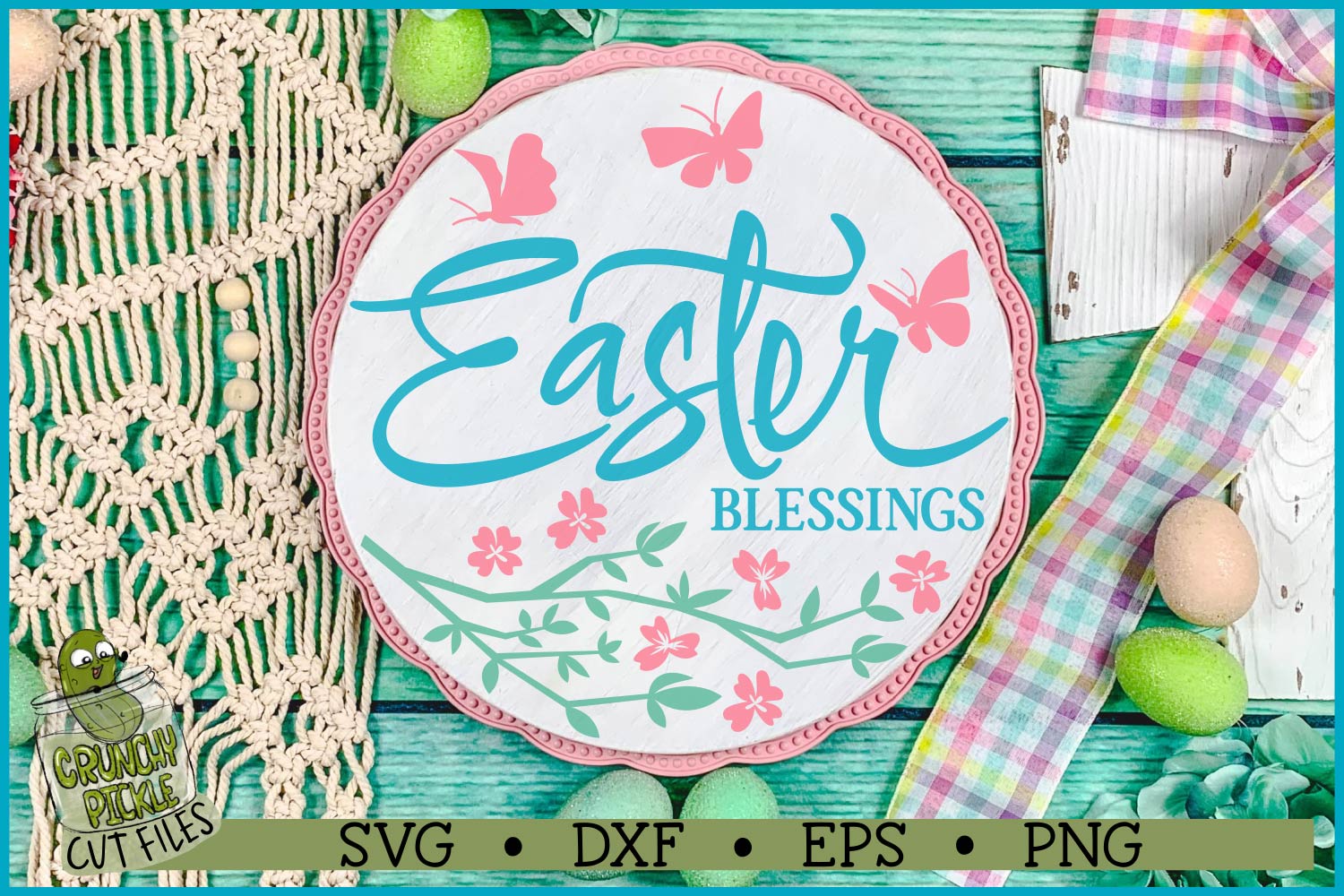 Easter Blessings Sign SVG File