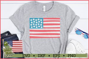 Patriotic Flag SVG File
