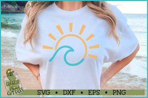 Sun Wave SVG File