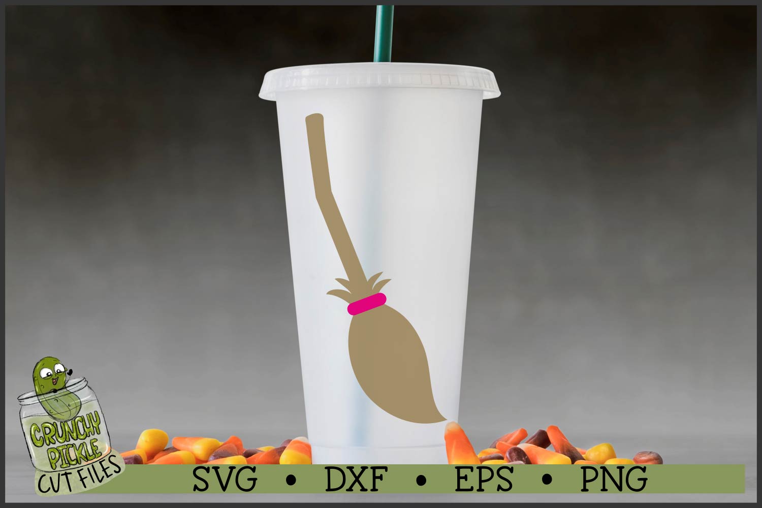 Witch Brooms SVG File - Image 3