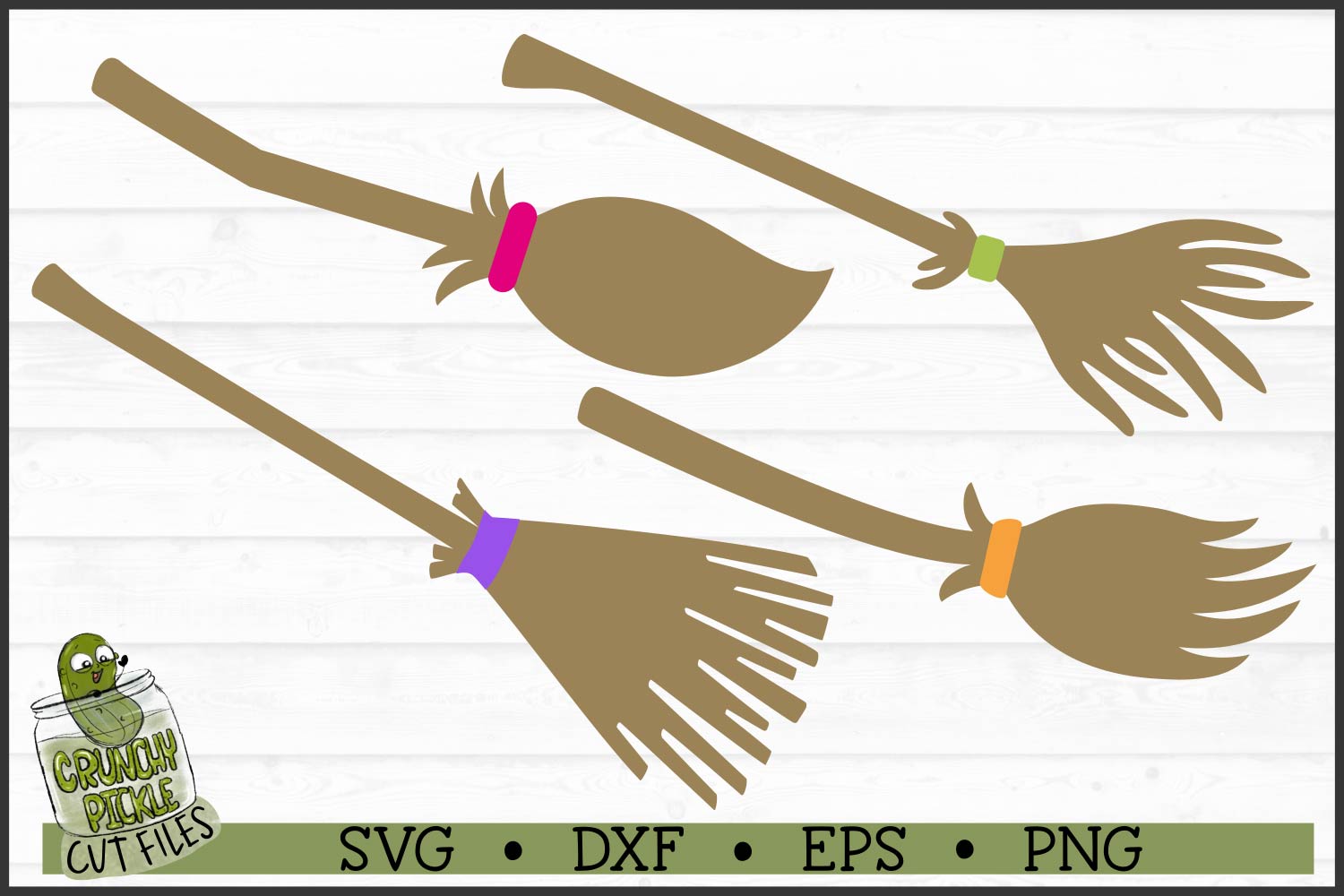 Witch Brooms SVG File