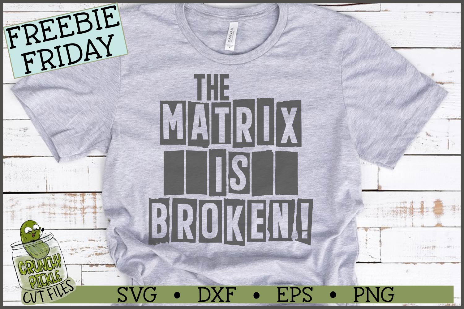 The Matrix is Broken SVG File
