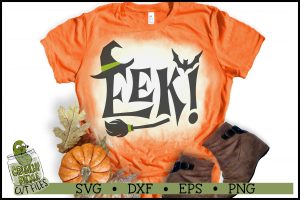 EEK Witch Hat SVG File