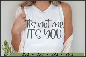 It's Not Me It's You Sarcastic SVG