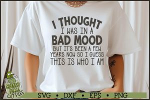 Bad Mood SVG File