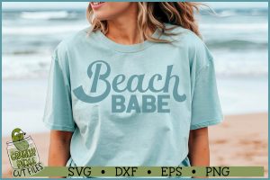 Beach Sayings Beach Babe SVG File