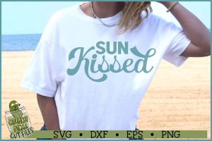 Summer Sayings Sunkissed SVG File