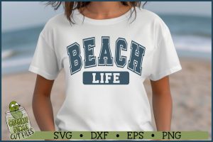 Varsity Beach Life SVG File