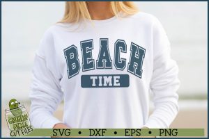 Varsity Beach Time SVG File