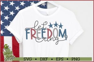 Let Freedom Ring Stars SVG File