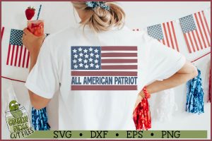 Patriotic Flag All American Patriot SVG File