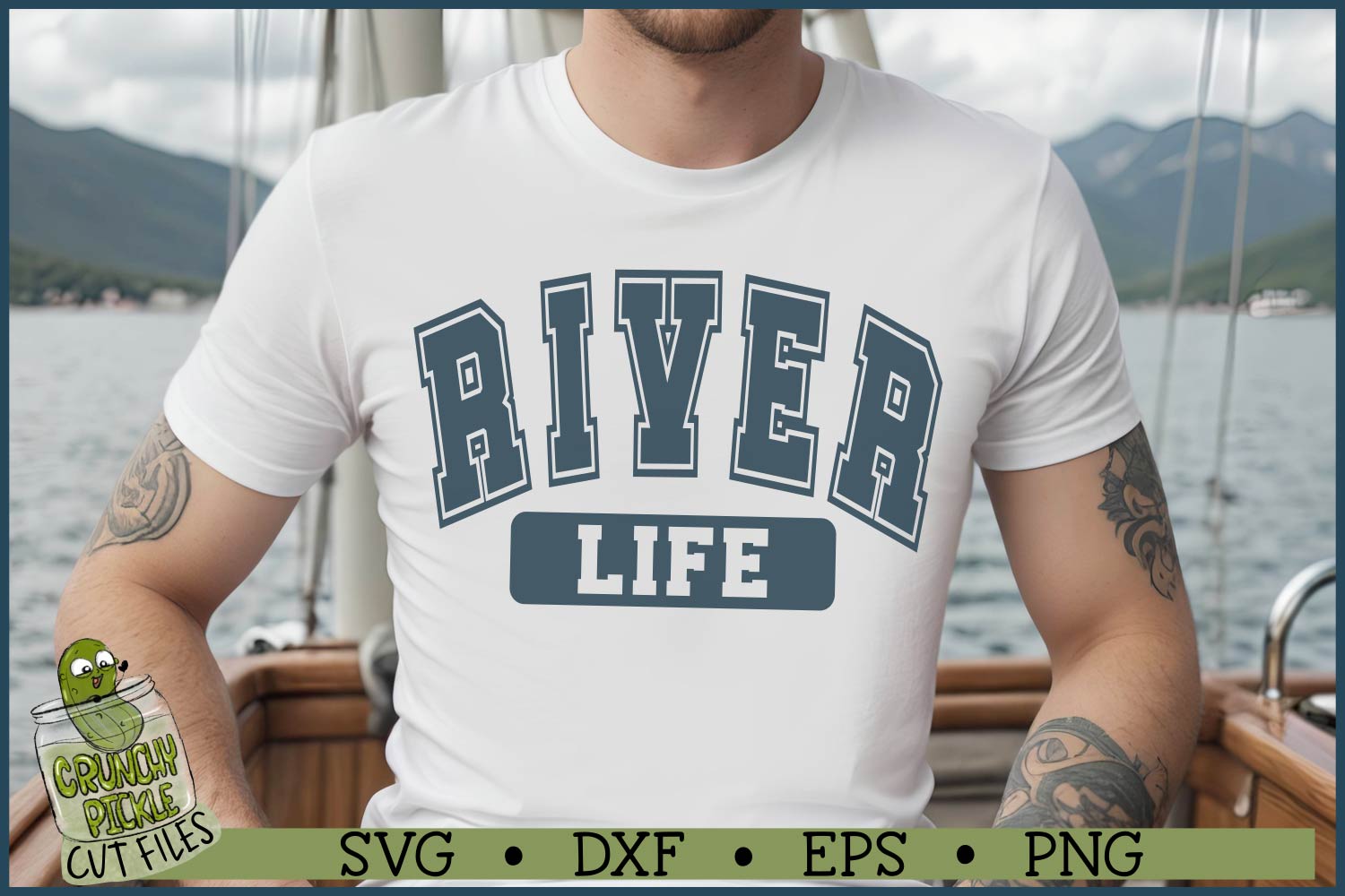 Varsity River Life SVG File