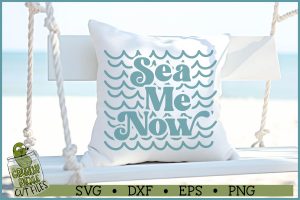 Sea Me Now Waves SVG File