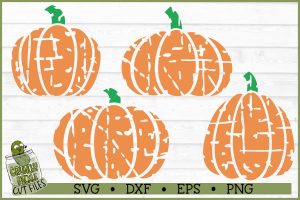 Distressed Pumpkins SVG File