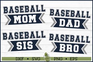 Baseball Family SVG Files
