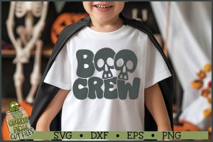 Boo Crew Skulls SVG File