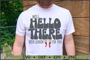 Well Hello There Fangs Halloween SVG File
