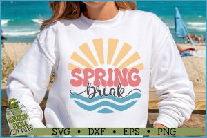 Spring Break SVG File