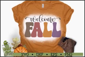 Welcome Fall SVG File