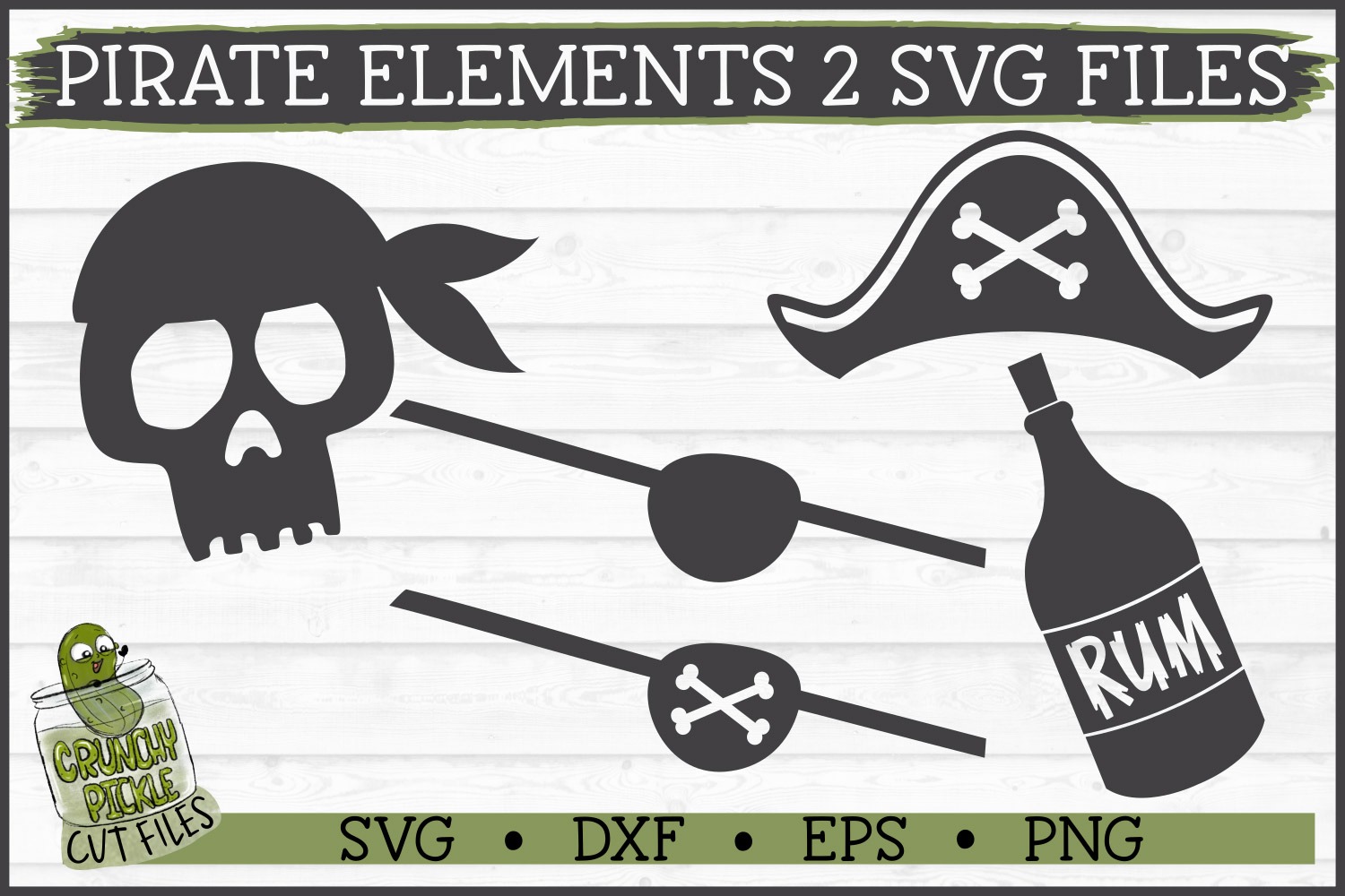 Pirate Elements 2 SVG Files